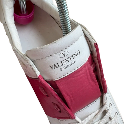 Valentino Garavani Open Sneakers (White Gold) (Women's)