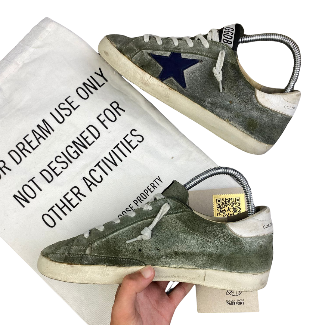 Golden Goose Superstar Sneakers (Khaki)