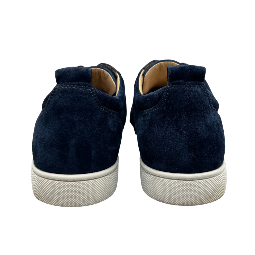 Christian Louboutin Louis Junior Spike Sneakers (Navy)