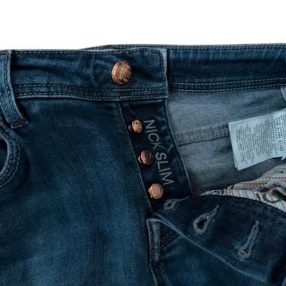 Jacob Cohën Nick Slim Fit Jeans (Navy)