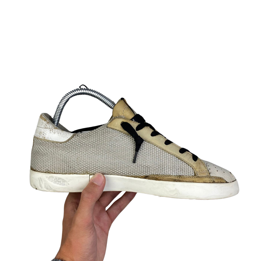 Golden Goose Superstar Sneakers (Beige Grey) (Women's)