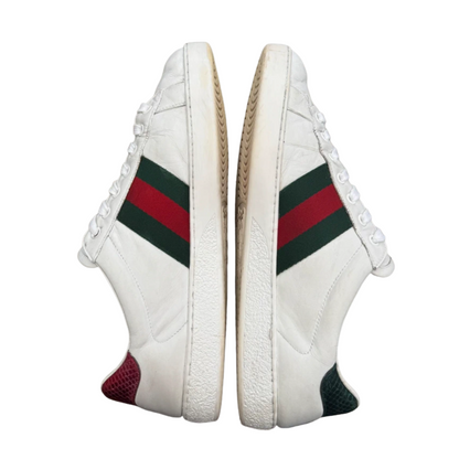 Gucci Ace Sneakers (White)