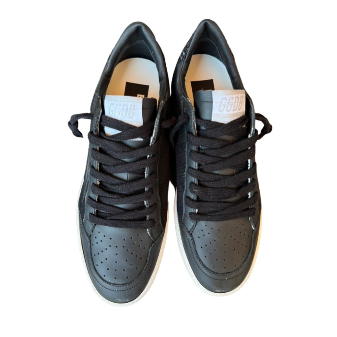 Golden Goose Special Edition Ballstar Sneakers (Black) (New) (Womens)