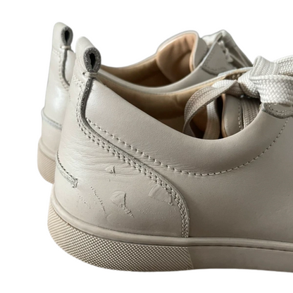 Christian Louboutin Louis Junior Spike Sneakers (Cream)