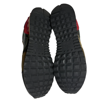 Valentino Camouflage Rockrunner Sneaker (Geen & Red)