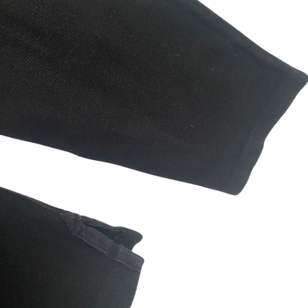 Burberry Long Sleeve Polo Shirt (Black)