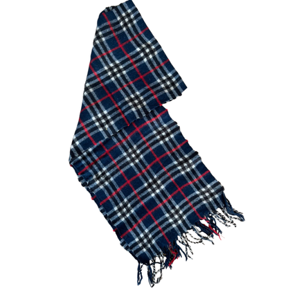 Burberry Scarf (Navy) (Vintage)