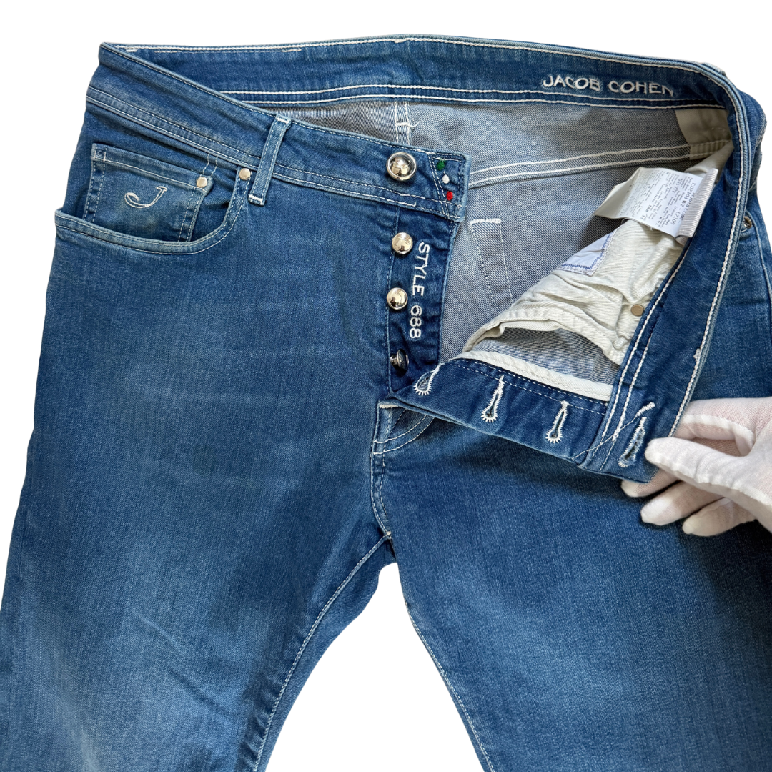 Jacob Cohën Bard Slim fit Jeans (Navy Blue)