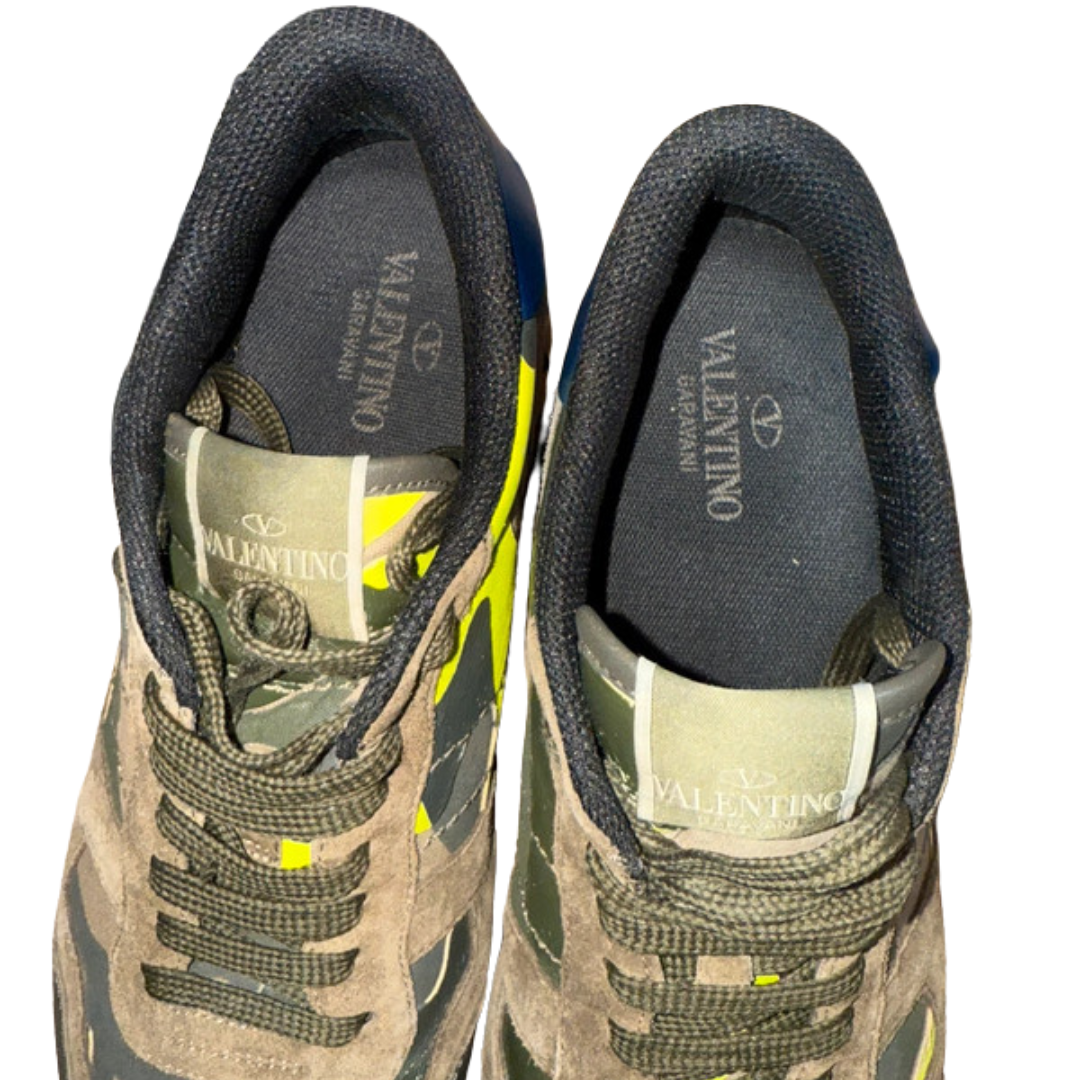 Valentino Garavani Rockrunner Sneakers (Khaki)