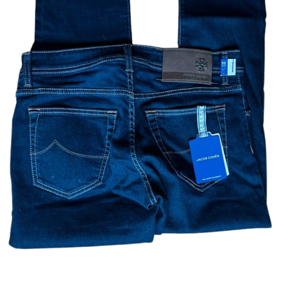 Jacob Cohën Nick Slim Fit Jeans (Navy) (New)