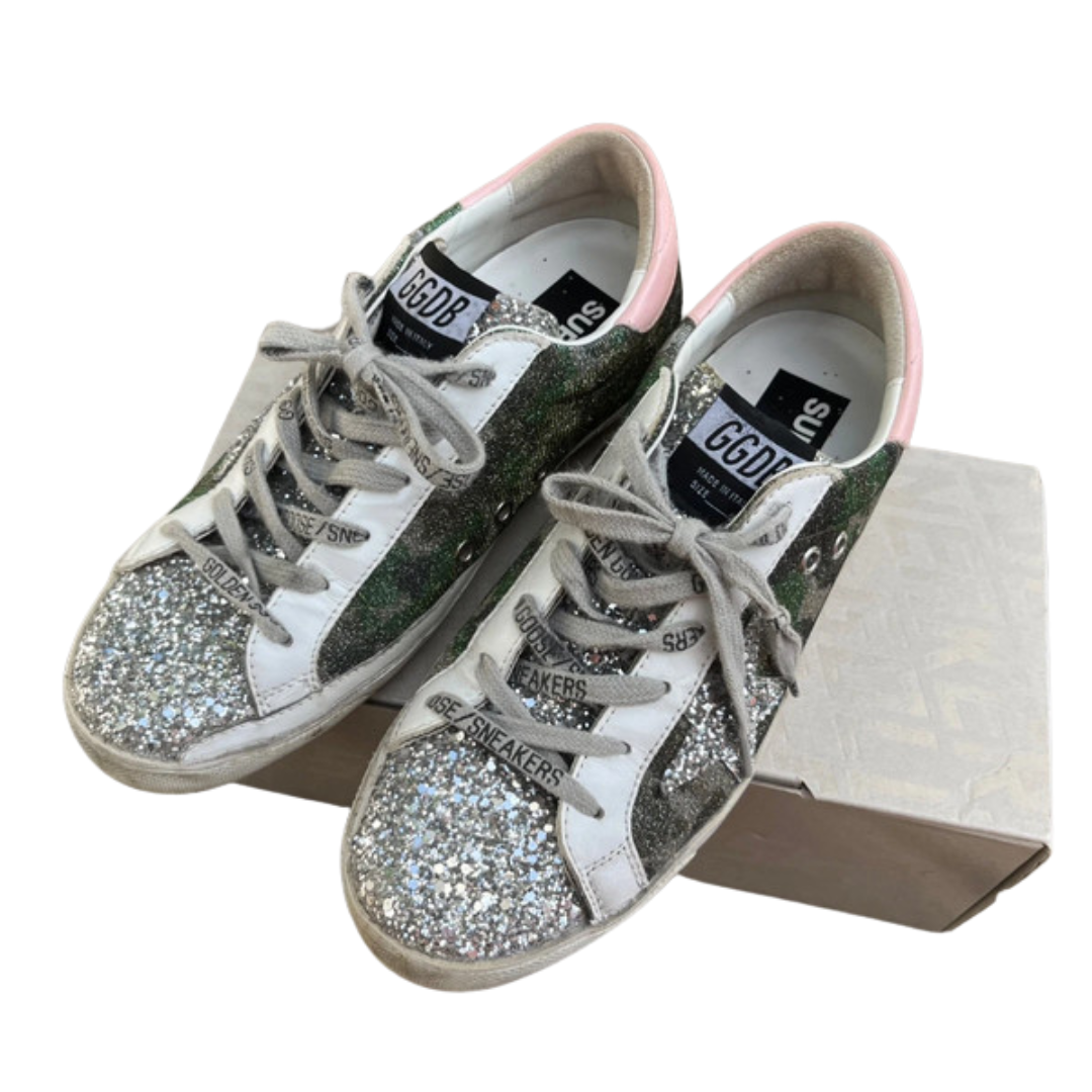 Golden Goose Superstar Sneakers (Camo) (Women's)