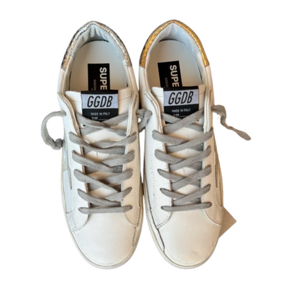 Golden Goose Special Edition Superstar Sneakers (Gold Heel) (Womens) (New)