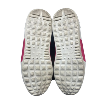 Valentino Garavani Open Sneakers (White Pink) (Womens)