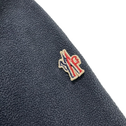 Moncler Maglia Fleece Cardigan Jacket (Navy)