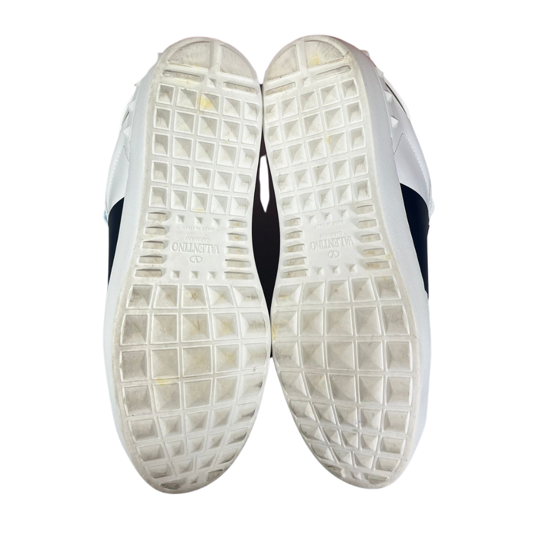 Valentino Garavani Open Sneakers (White Navy)