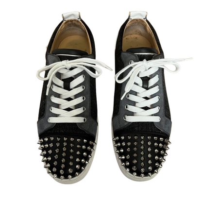 Christian Louboutin Louis Junior Spike Sneakers (Black)