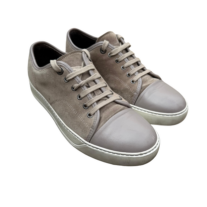 Lanvin Cap Toe Sneakers (Beige)