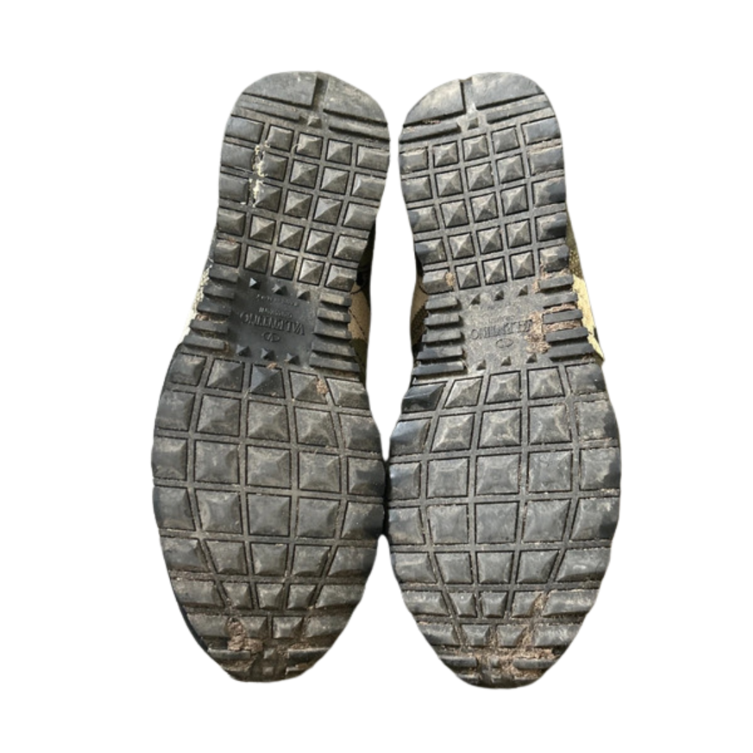 Valentino Garavani Rockrunner Sneakers (Dark Green)