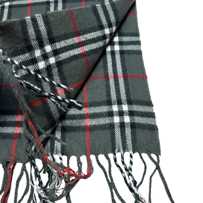 Burberry Scarf (Dark Grey) (Vintage)