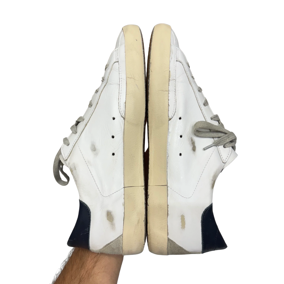 Golden Goose Superstar Sneakers (White Black)