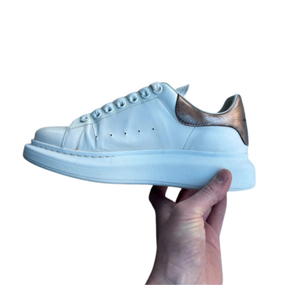 Alexander Mcqueen Sneakers (White Bronze) (Womens)