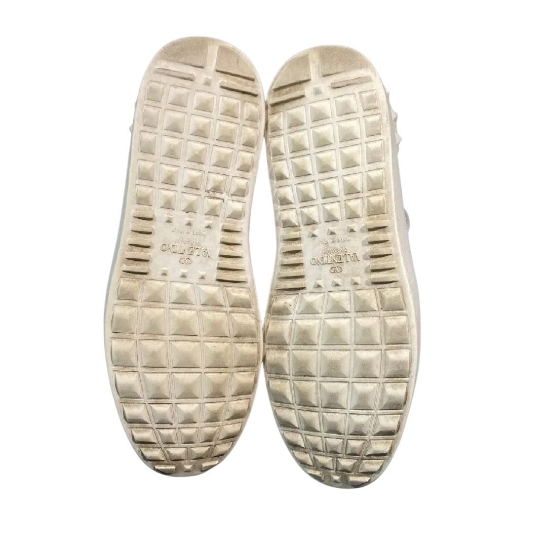 Valentino Garavani Open Sneakers (White Silver) (Womens)