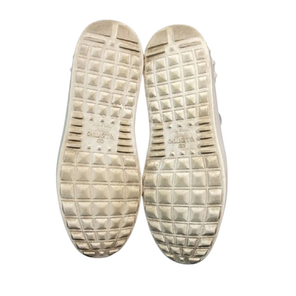 Valentino Garavani Open Sneakers (White Silver) (Womens)