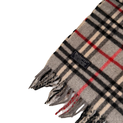 Burberry Scarf (Grey) (Vintage)