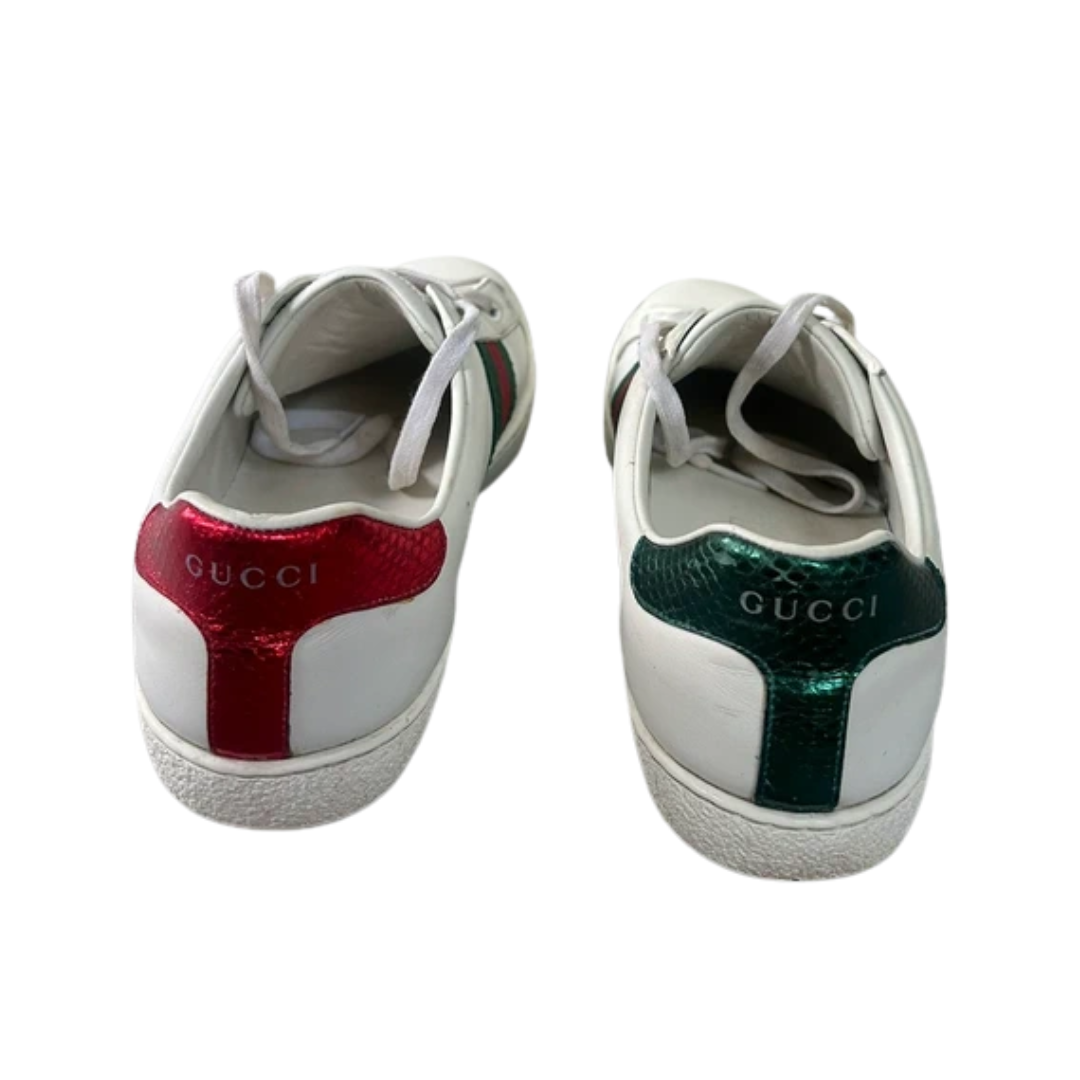 Gucci Ace Sneakers (White)
