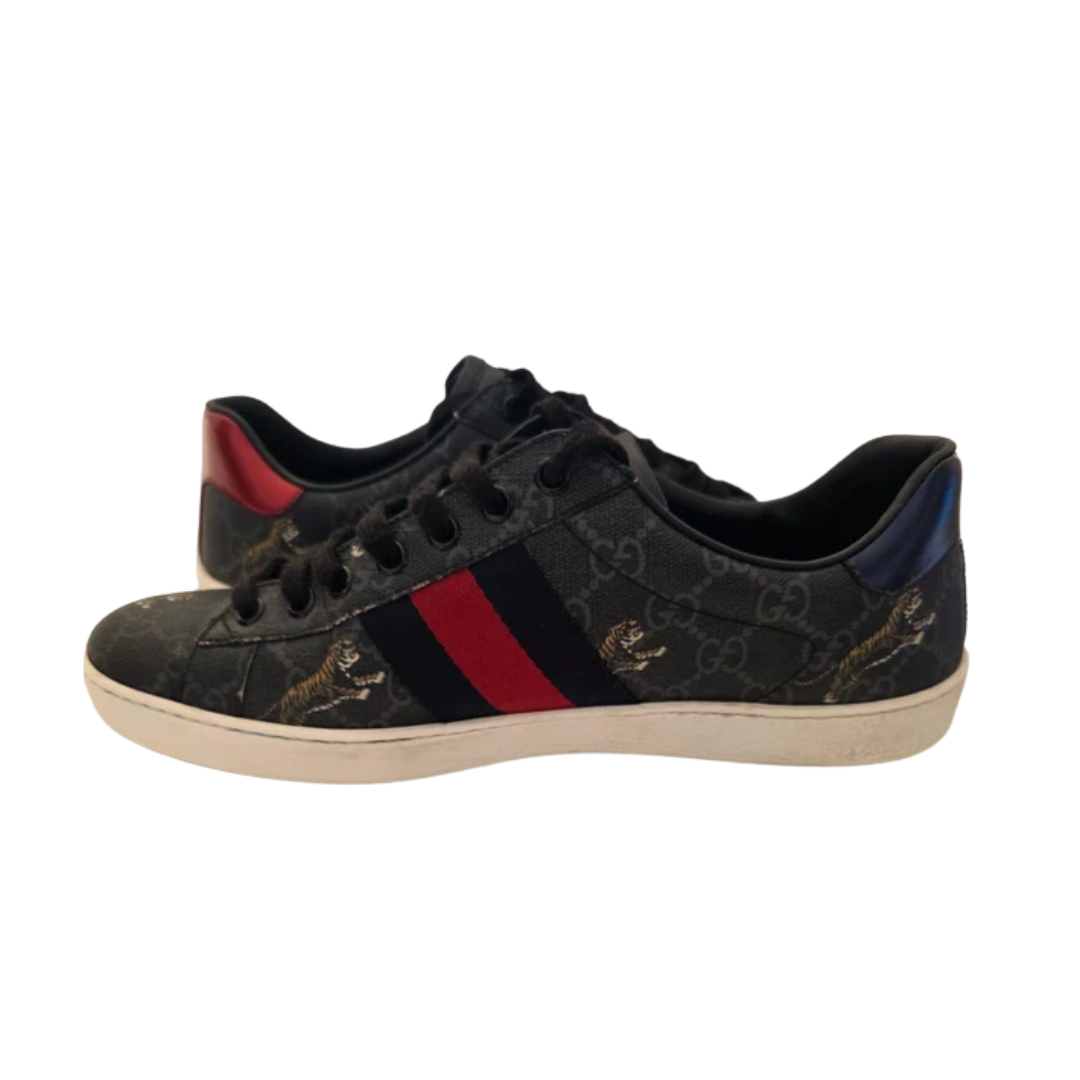 Gucci Ace Sneakers (Black)