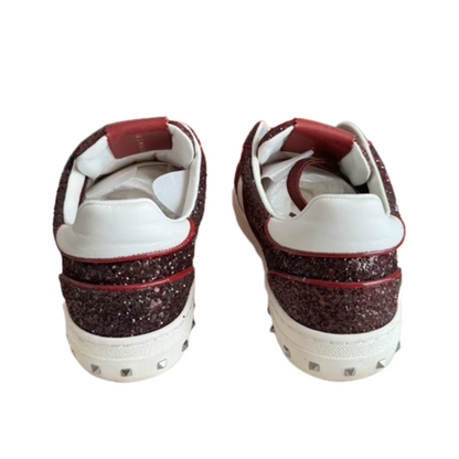Valentino Garavani Open Sneakers (White Gold) (Women's)