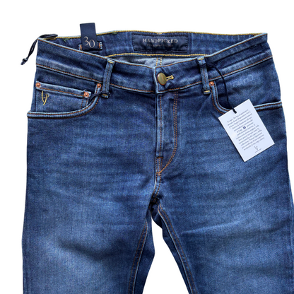 Handpicked Orvieto Slim Fit Jeans (Navy) (New)