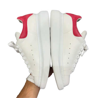 Alexander Mcqueen Sneakers (White Pink) (Women's)