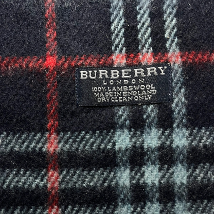 Burberry Scarf (Navy) (Vintage)