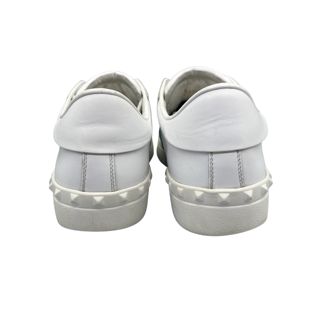 Valentino Garavani Open Sneakers (White Blue)