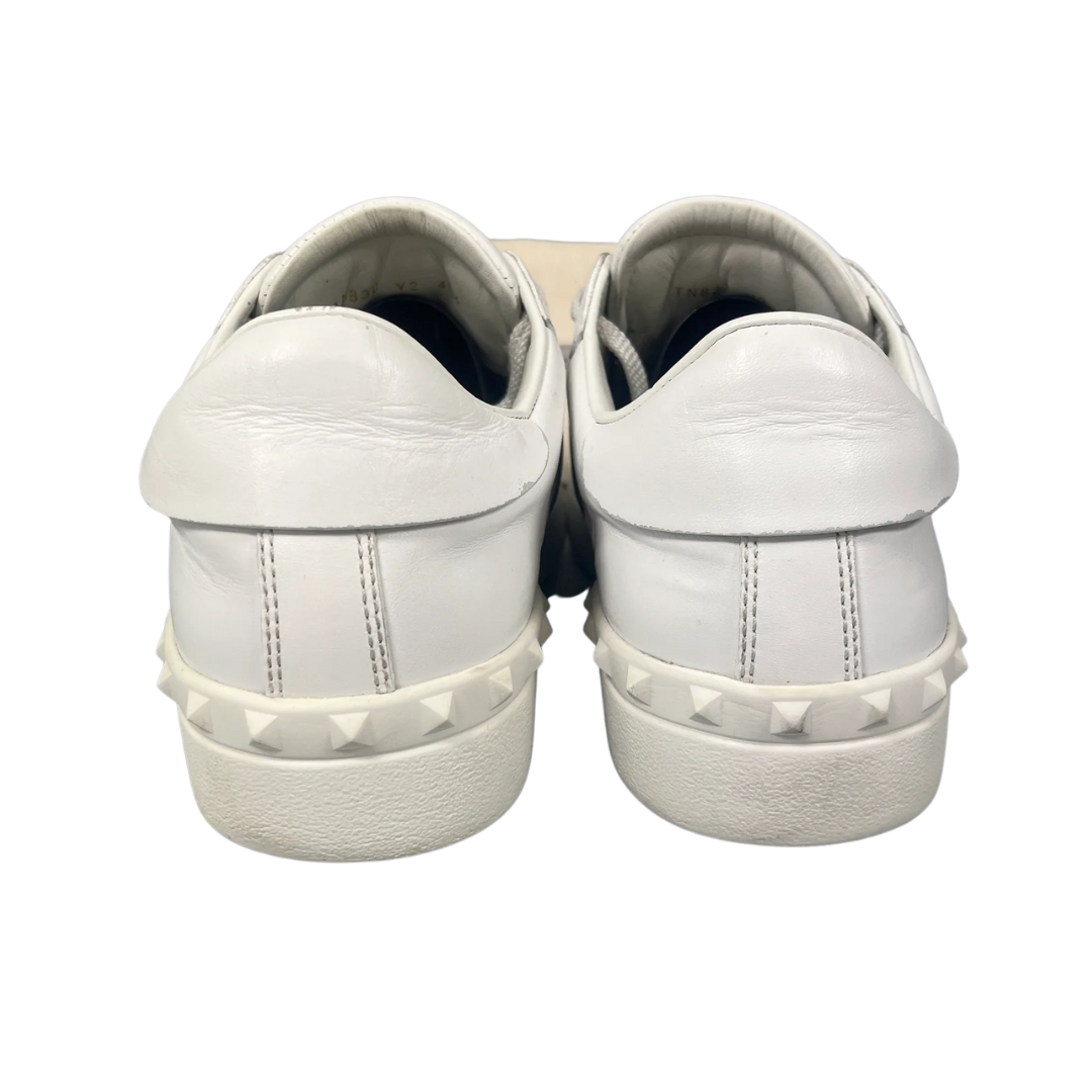 Valentino Garavani Open Sneakers (White Burgundy)