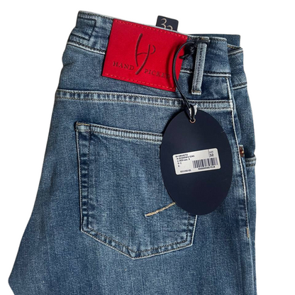 Handpicked Orvieto Slim Fit Jeans (Navy) (New)
