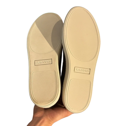 Lanvin Cap Toe Sneakers (Black) (New)