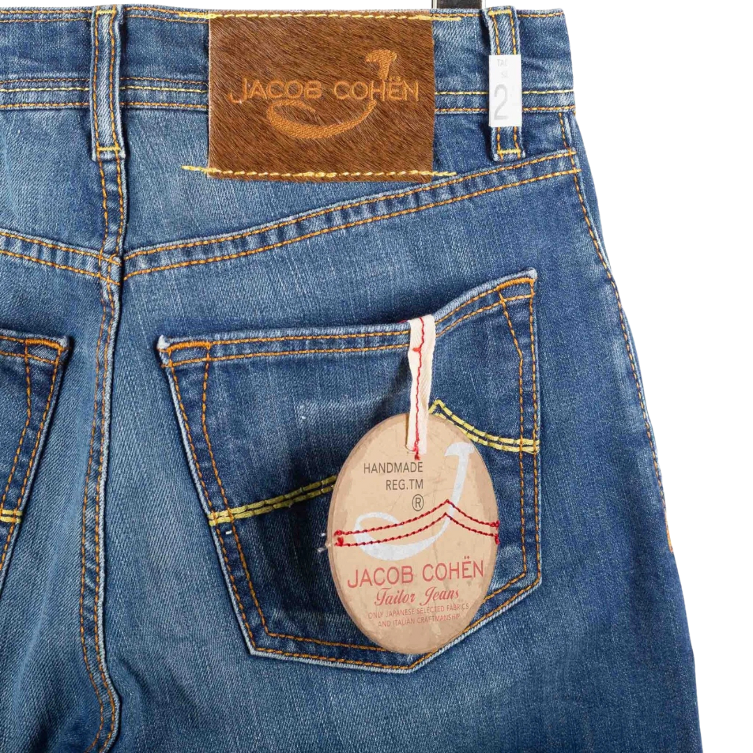 Jacob Cohën 610 Straight Fit Jeans (Blue) (New)