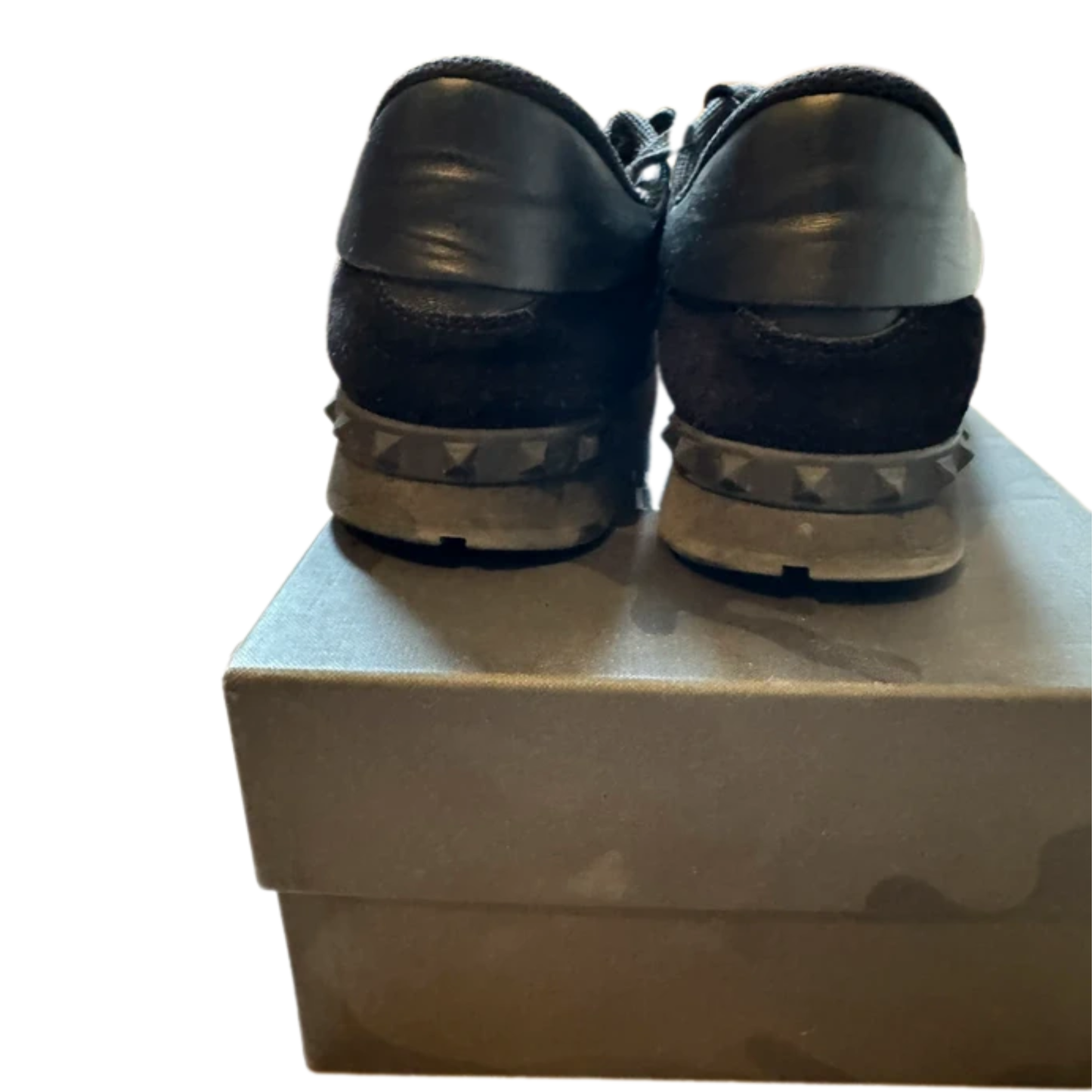 Valentino Camoflage Rockrunner Sneakers (Black )