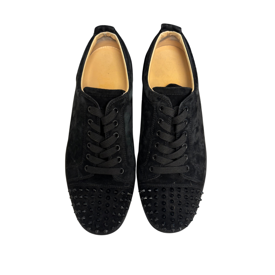 Christian Louboutin Louis Junior Spike Sneakers (Black)