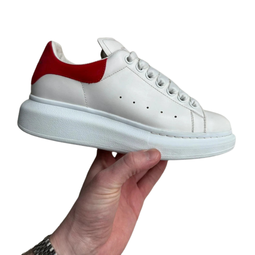 Alexander Mcqueen Sneakers (White Red) (Womens)