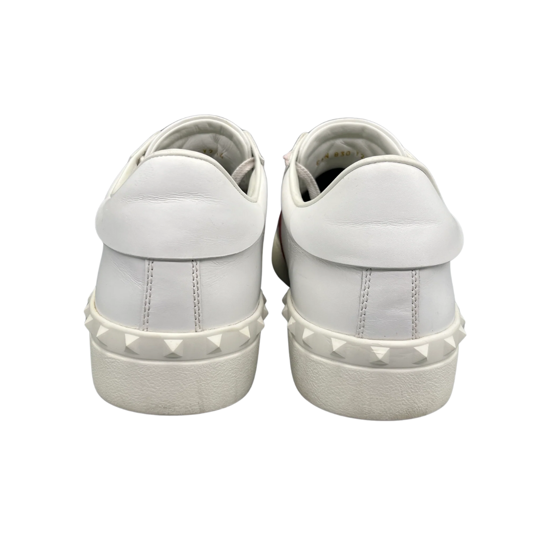 Valentino Garavani Open Sneakers (White Red)