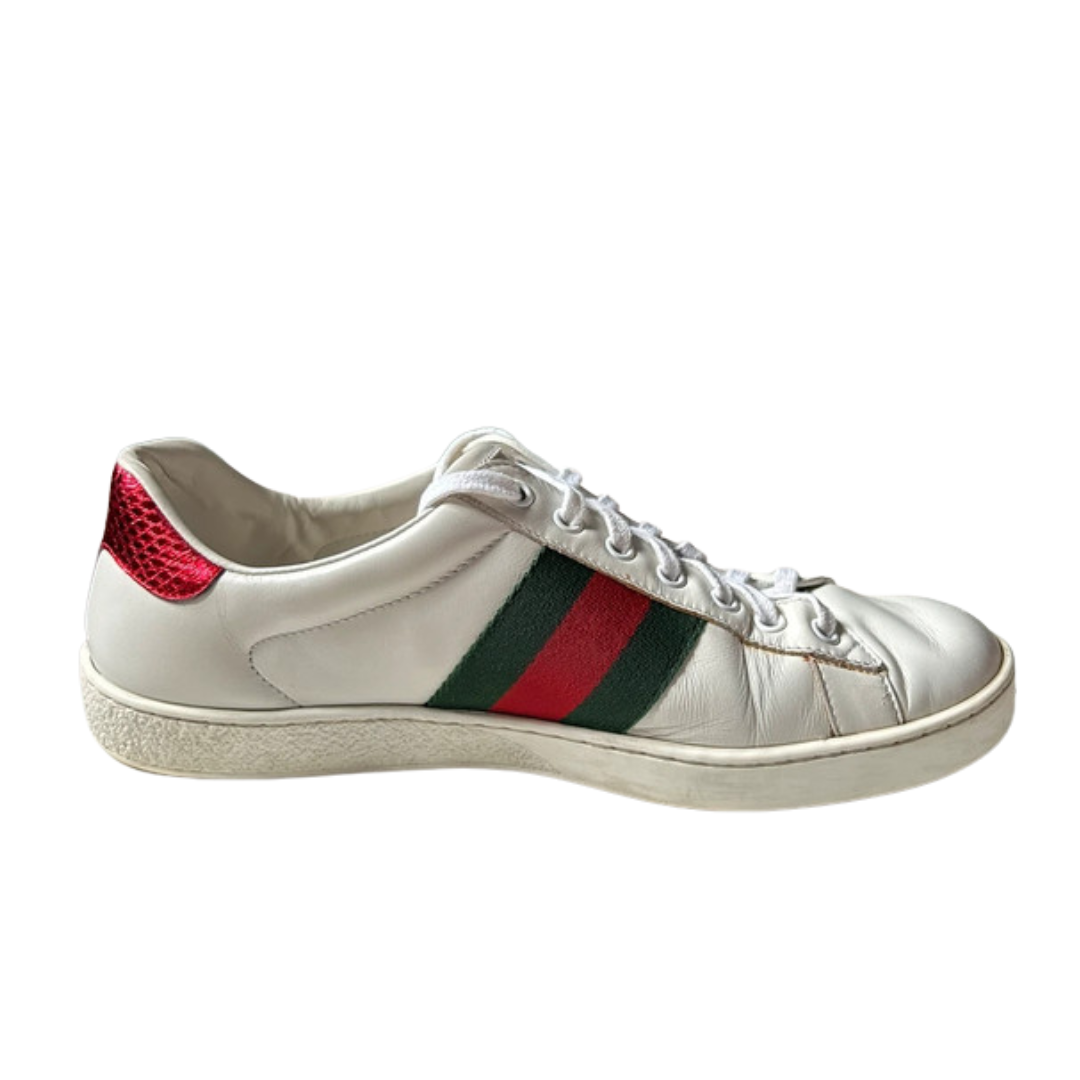 Gucci Ace Sneakers (White)