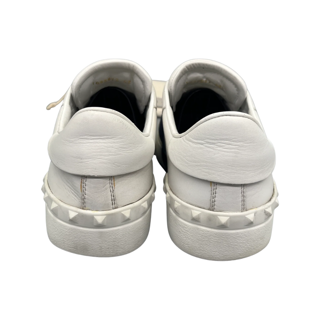 Valentino Garavani Open Sneakers (White Navy)
