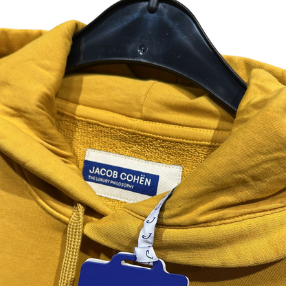 Jacob Cohën Hoodie Sweatshirt (Yellow) (New)