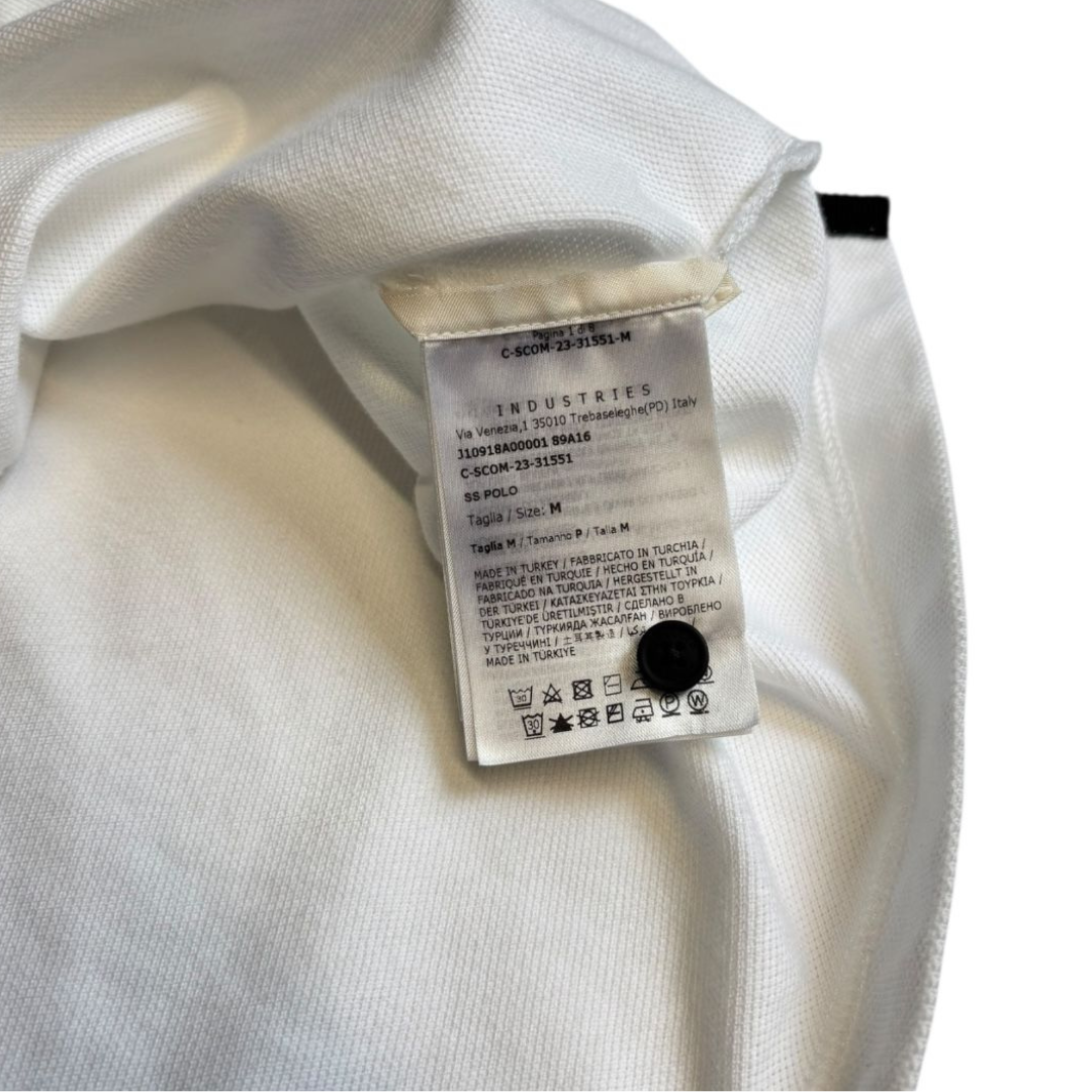 Moncler Maglia Polo Shirt (White) (New)