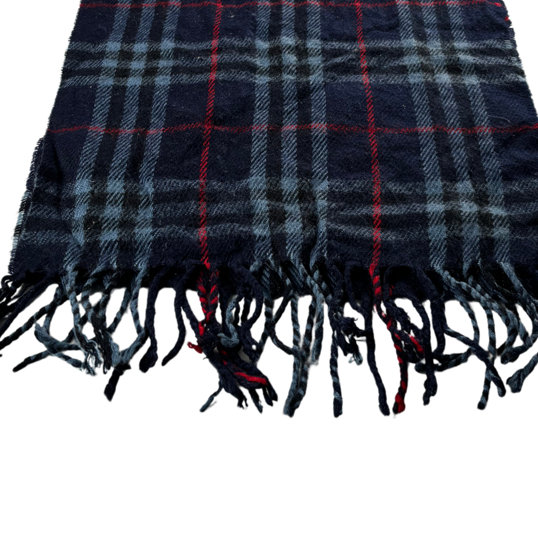 Burberry Scarf (Navy) (Vintage)