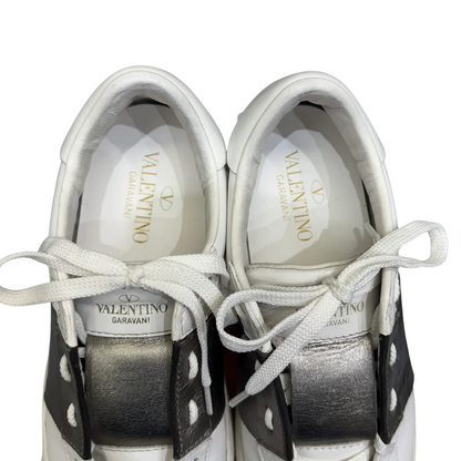 Valentino Garavani Open Sneakers (White Bronze) (Women's)