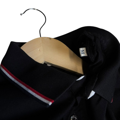 Moncler Maglia Polo Shirt (Black)